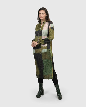 alembika-al-fresco-shirt-dress-olive image 4