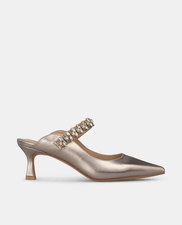 alma-en-pena-mules-bronze-mit-strass-6-cm-absatz image 1