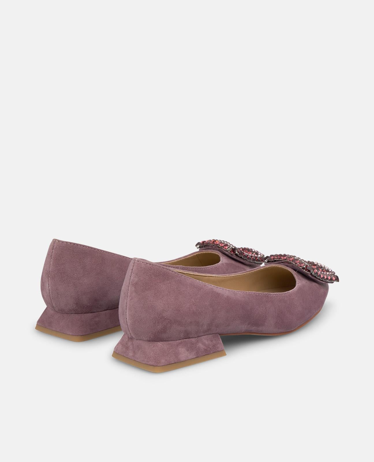 alma-en-pena-square-ornament-ballerina-lavanda-flacher-damenschuh-mit-strass image 3