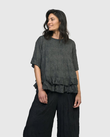 alembika-network-ruffle-tee-damen-shirt-stripes image 3