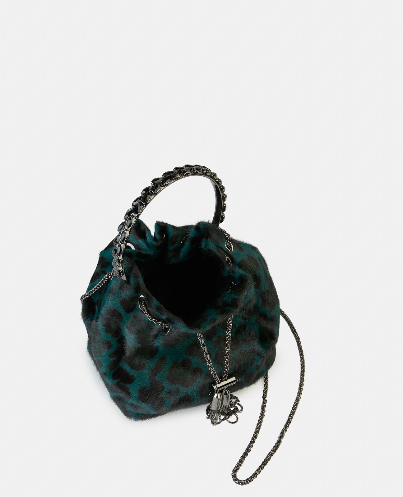 alma-en-pena-bowler-bag-mit-anh-nger-detail-in-blau image 3