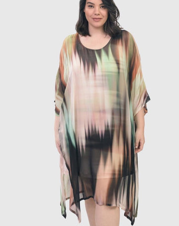 alembika-cold-shoulder-caftan-kleid-plume image 5