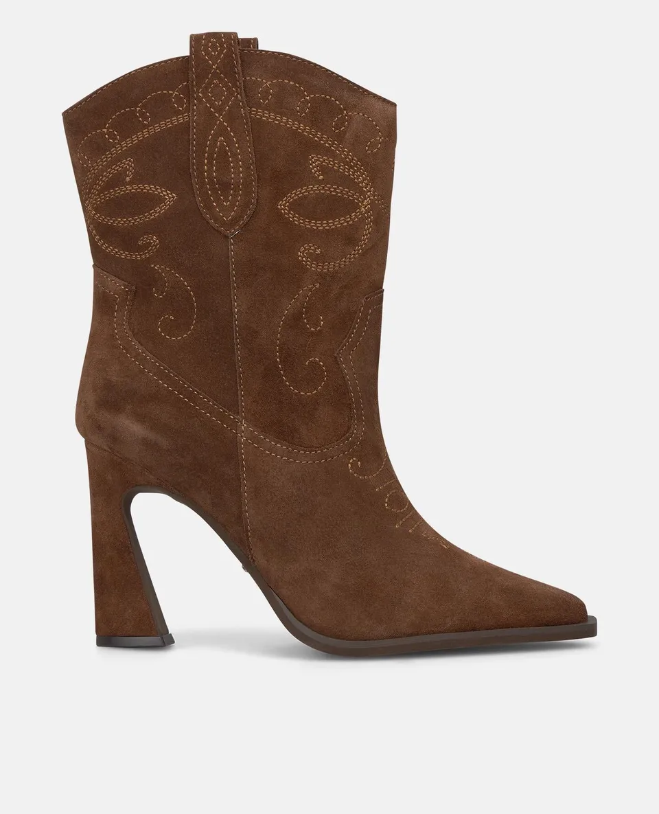 alma-en-pena-leather-cowboy-boots-camel-9-cm-blockabsatz image 1