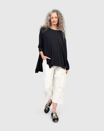 alembika-essential-oversized-trapeze-top-tunika-schwarz image 7