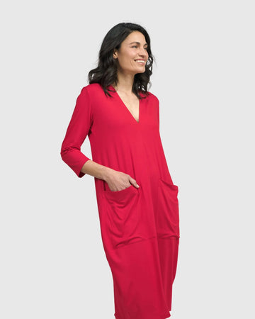 alembika-essential-cargo-kleid-red-rose image 5