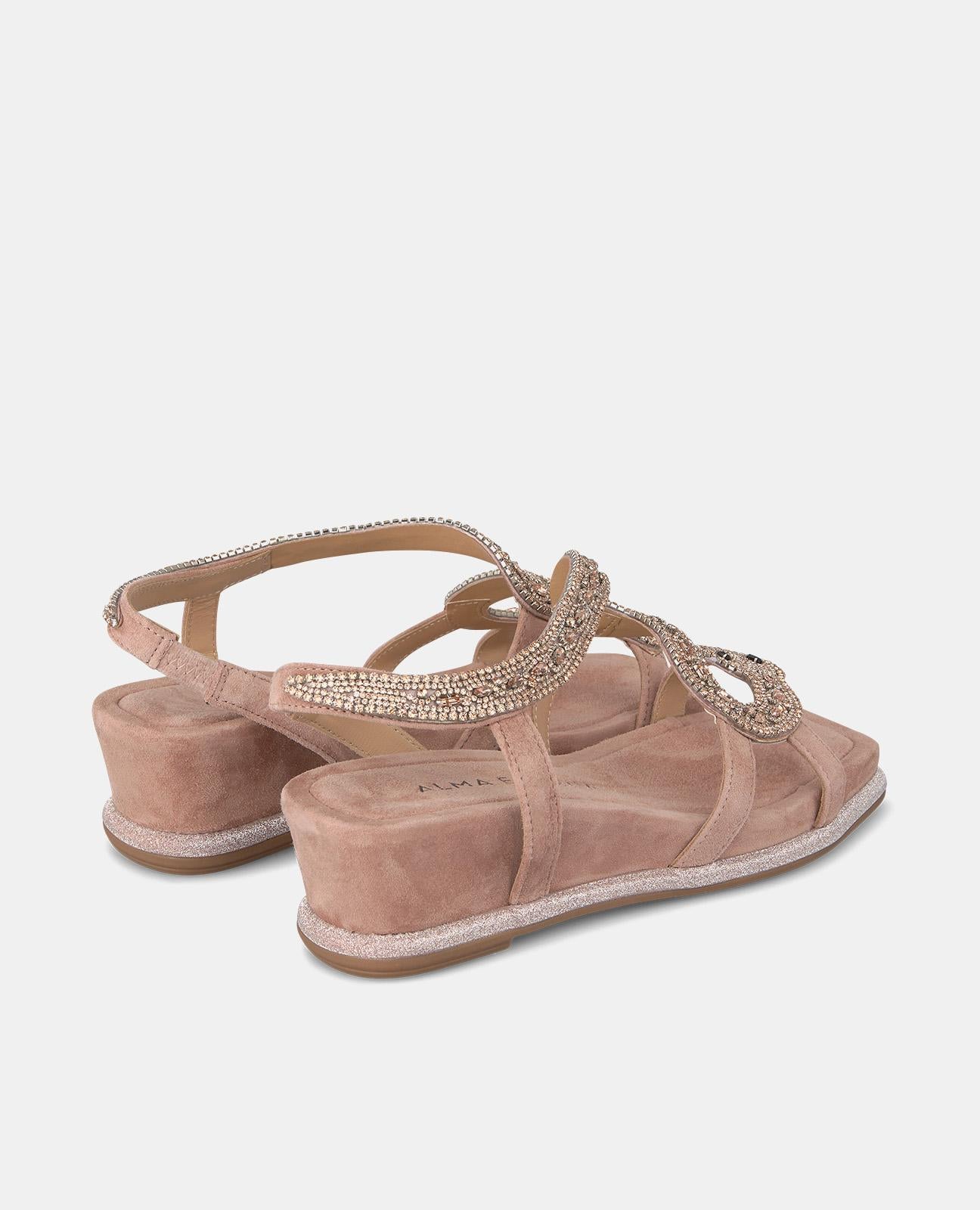 alma-en-pena-snake-wedge-sandal-keilsandalette-rosa-5-cm image 3