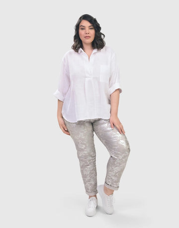 alembika-floral-iconic-stretch-jeans-silver-mid-rise-relaxed-taper image 3