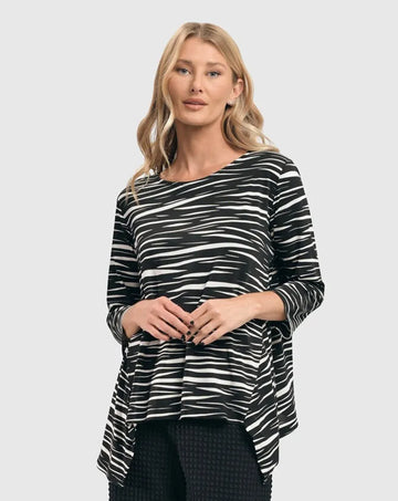 alembika-poe-cutaway-boxy-top-damen-zebra image 3