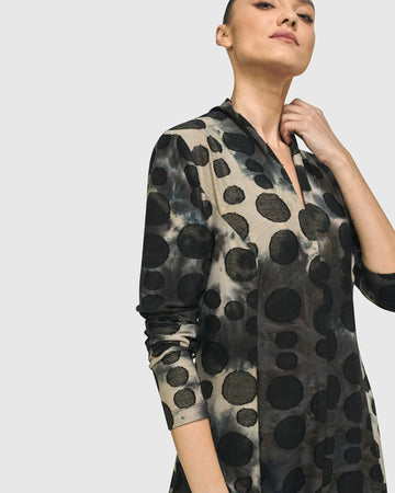 alembika-bermuda-cocoon-midi-kleid-coffee image 2