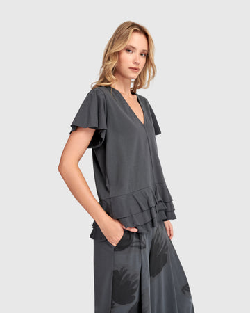 alembika-urban-glide-ruffle-top-grau image 3