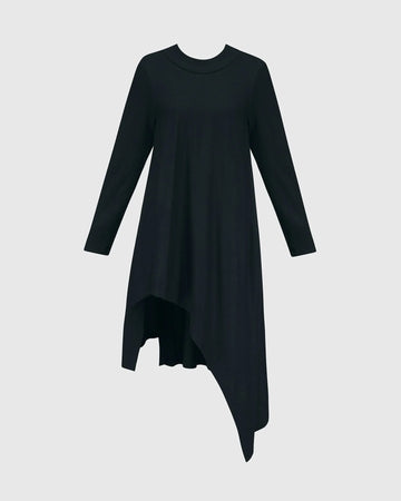 alembika-grace-waffle-hi-lo-top-damen-schwarz image 8