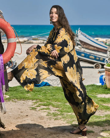 alembika-kauai-chiffon-palazzo-hose-gold image 5