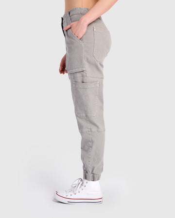 alembika-cargo-jogger-pants-grau-high-rise-cargohose-mit-b-ndchen image 4