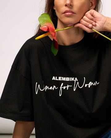 alembika-women-for-women-tee-schwarz-baumwolle image 4