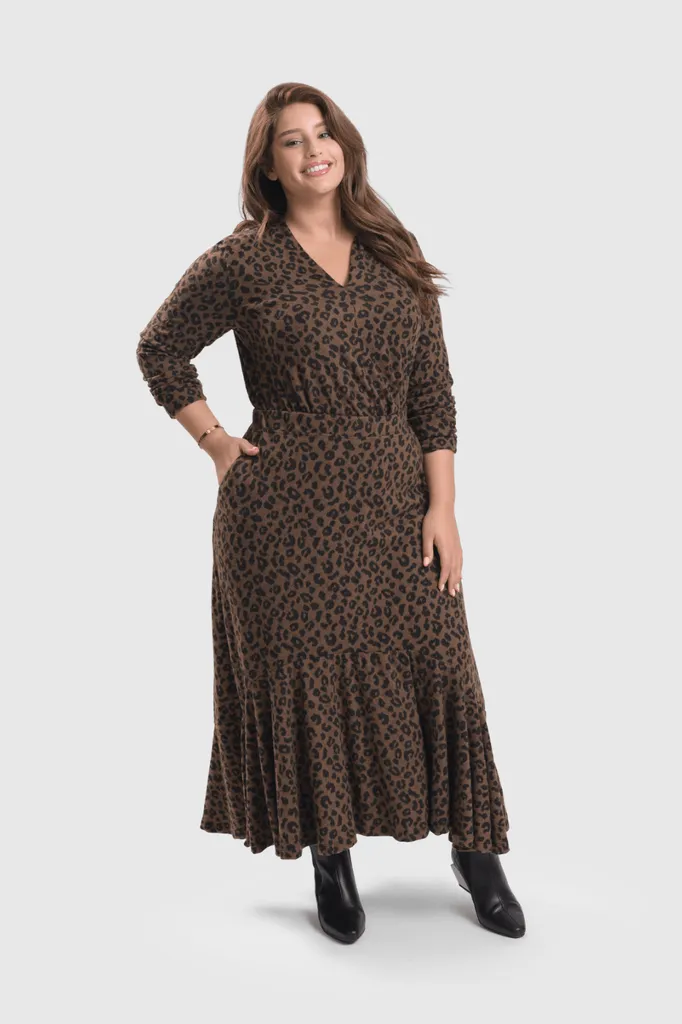 alembika-chiu-v-neck-top-pullover-shirt-brown image 1