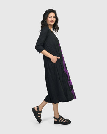 alembika-tessellate-midi-kleid-violett image 5