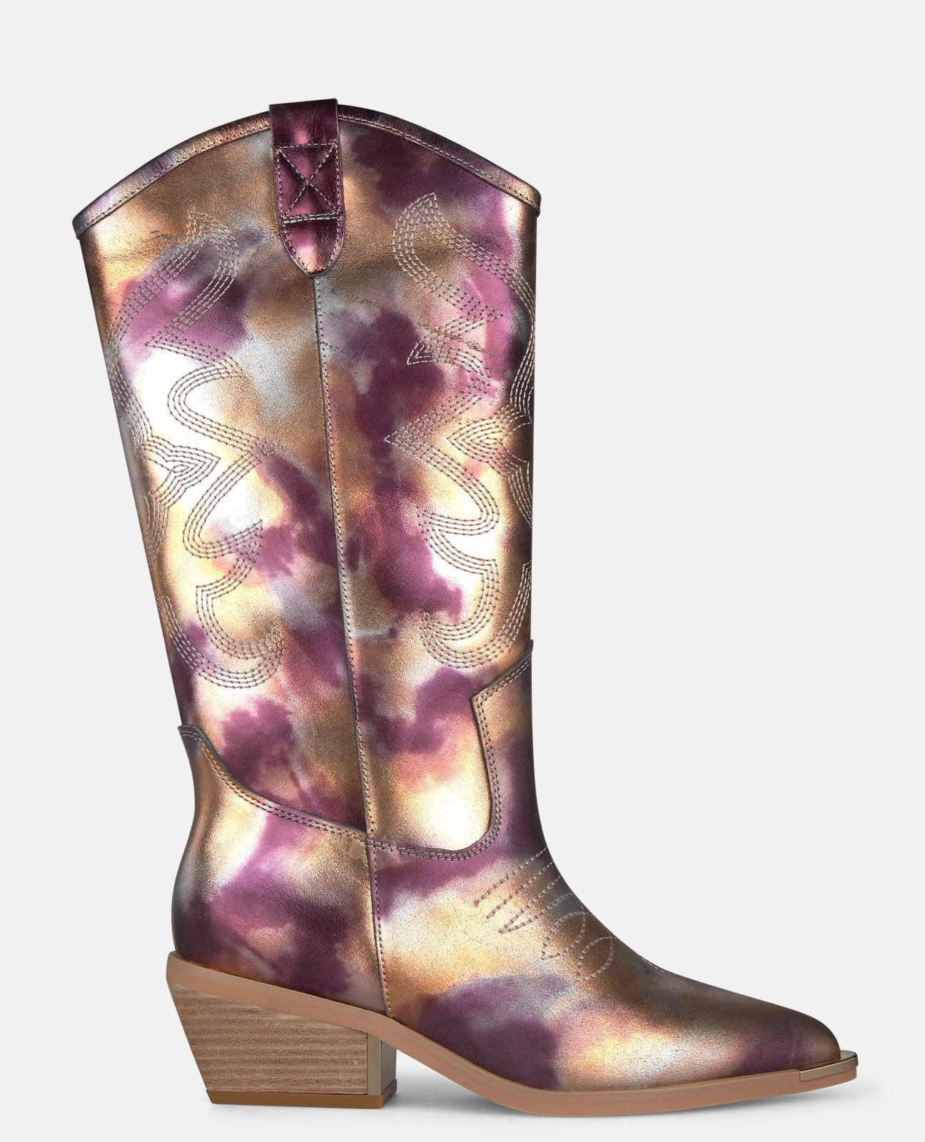 alma-en-pena-special-cowboy-boot-stiefel-lila-5-cm-schaft-35-cm image 1