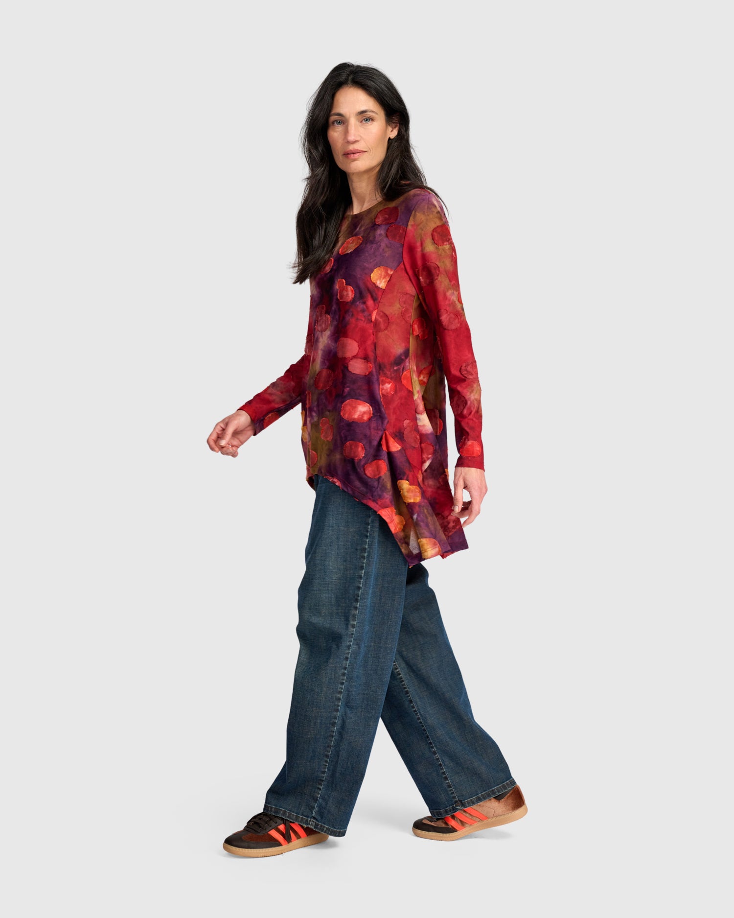 alembika-ringmaster-hanky-top-berry-mix-tunika image 4