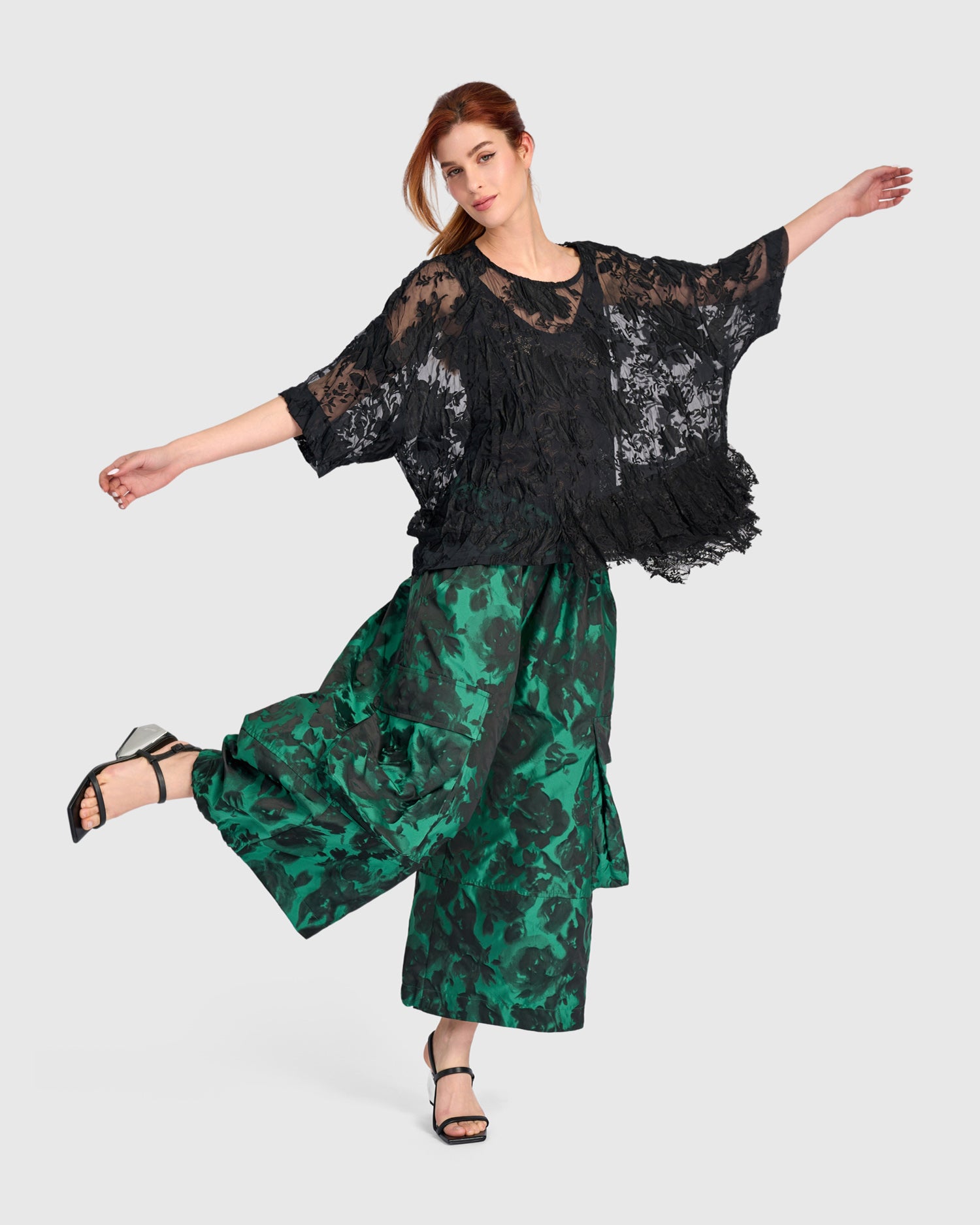 alembika-jacquard-wide-cargo-pants-emerald image 2