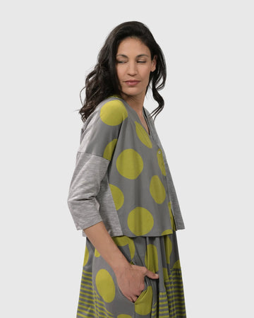 alembika-city-sizzle-crop-cardigan-lime image 2