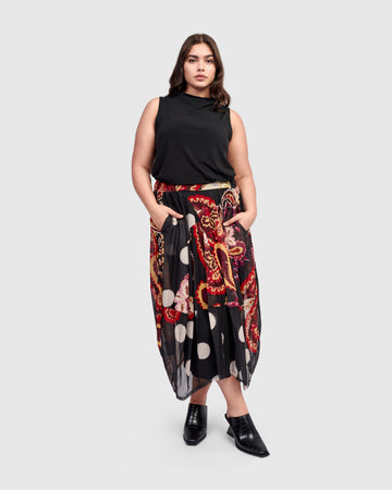alembika-essential-slinky-bistro-top-damen-tunika-schwarz image 8
