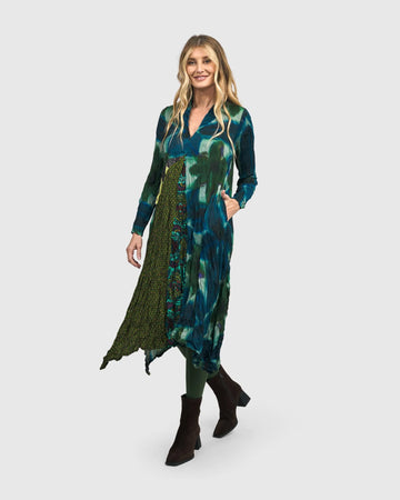 alembika-lavinia-midi-kleid-kornblume image 5