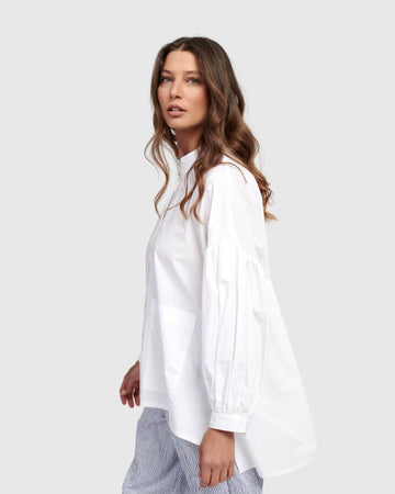 alembika-lydia-hi-lo-bluse-white-baumwollbluse-oversize image 2