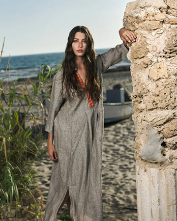 alembika-cool-breeze-leinen-maxikleid-ecru image 2