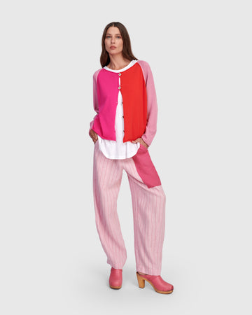 alembika-linen-vacation-pants-pink-stripe-leinenhose image 7