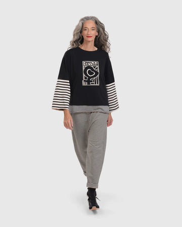 alembika-urban-french-terry-hose-stripe image 2