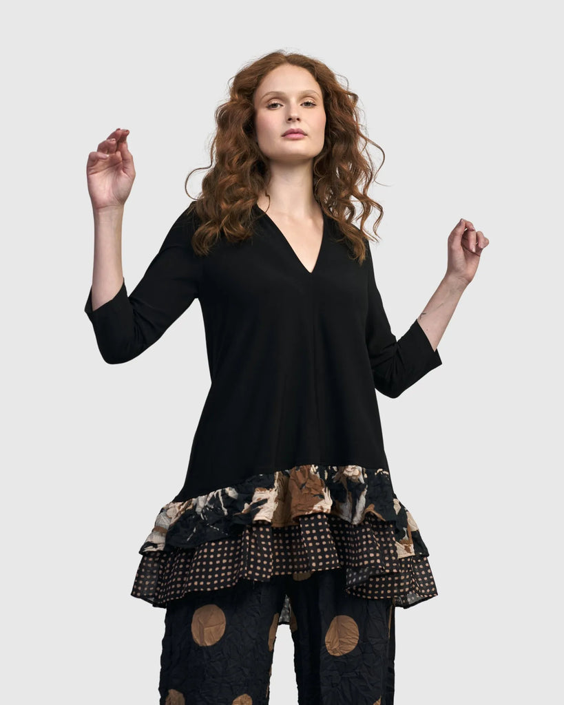 alembika-capulet-ruffle-tunic-top-shimmer image 1