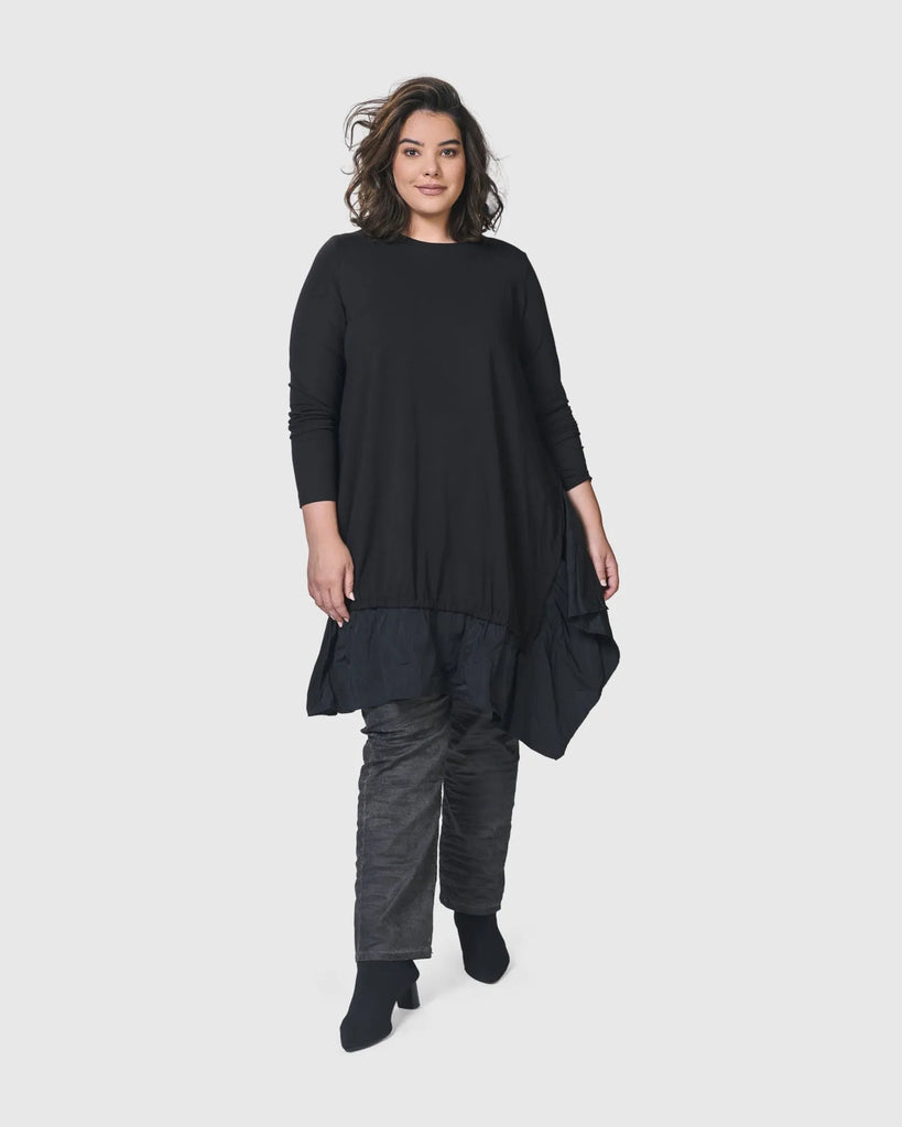 alembika-urban-new-wave-tunika-top-schwarz image 1