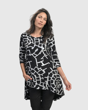 alembika-hypnotic-hi-lo-tunika-top-silber image 4