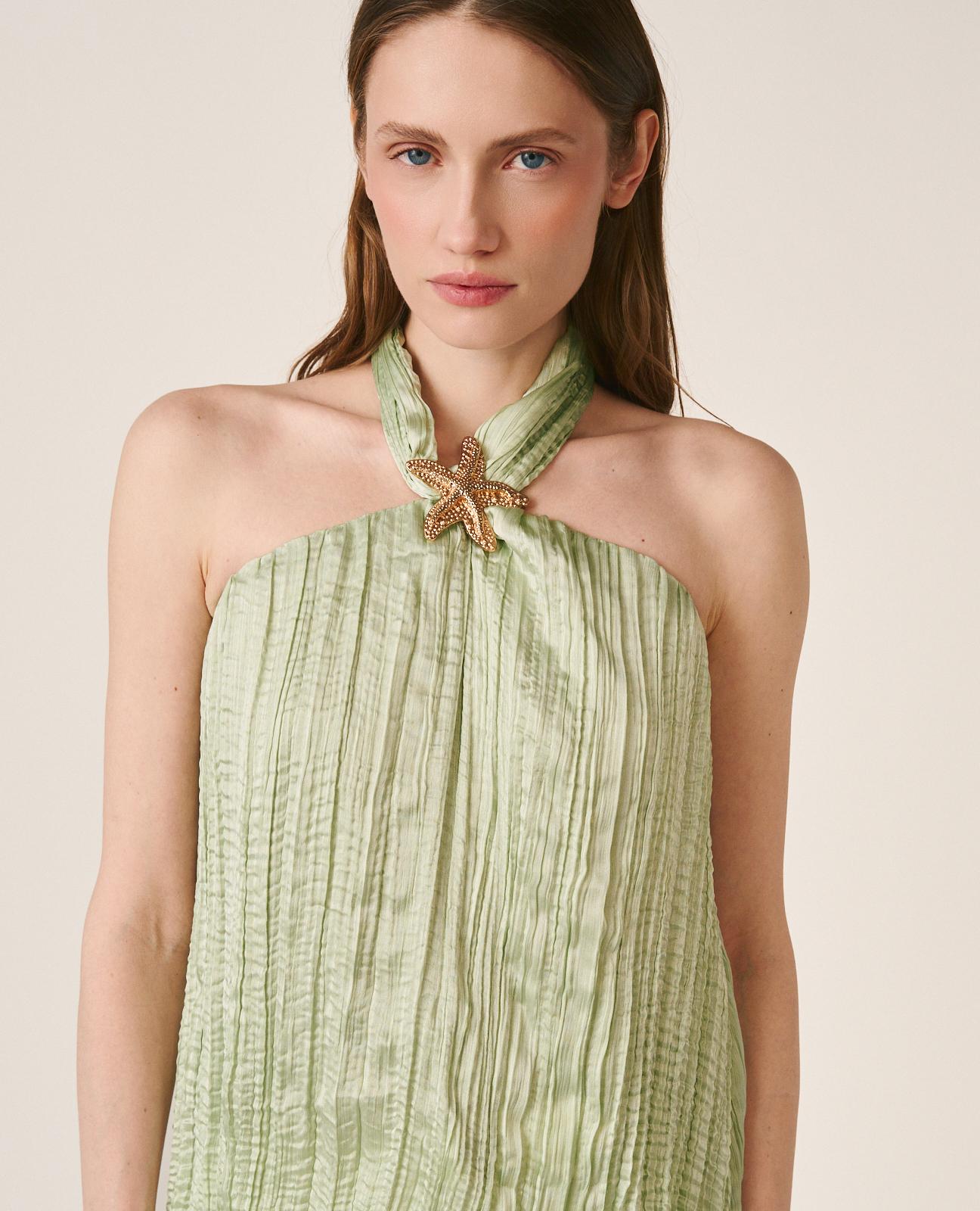 alma-en-pena-starfish-blouse-neckholder-bluse-gr-n-s image 3