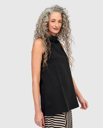 alembika-essential-soft-bistro-top-schwarz-rmelloses-tunika-top image 3