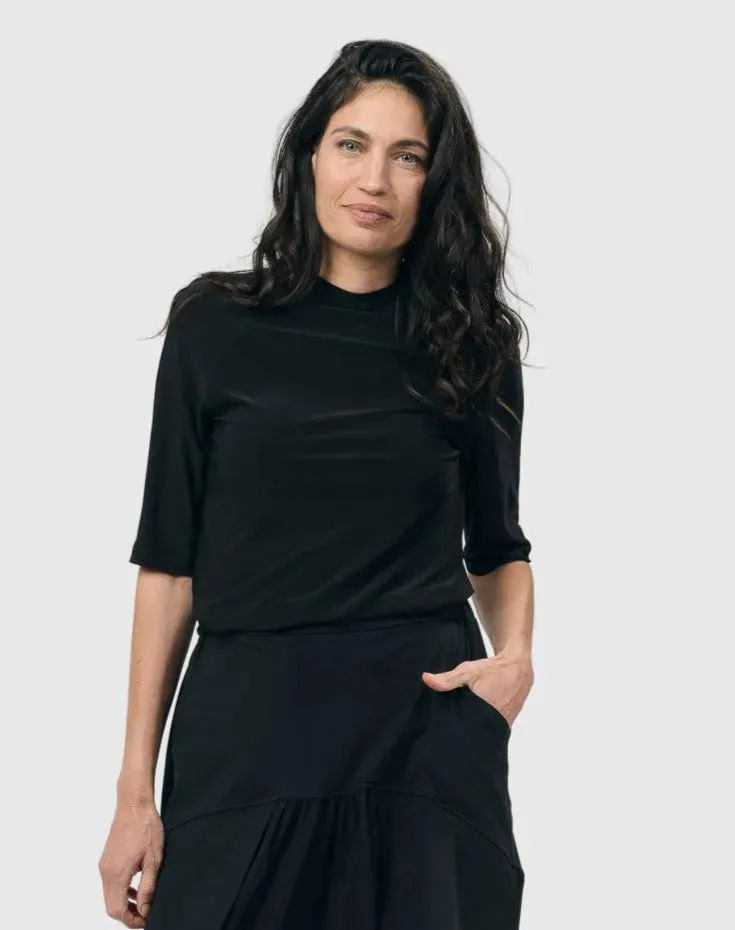 alembika-tekbika-must-have-mockneck-top-black-stehkragen-top image 1
