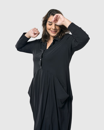 alembika-essential-tekbika-signature-pocket-kleid-black image 7