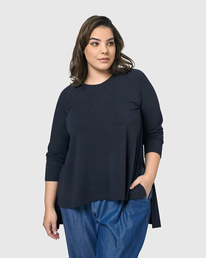 alembika-essential-hi-lo-top-navy-langarm image 1