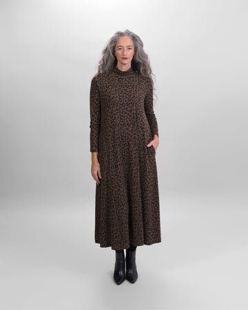 alembika-chiu-swing-kleid-brown-baby-cheetah-print image 5