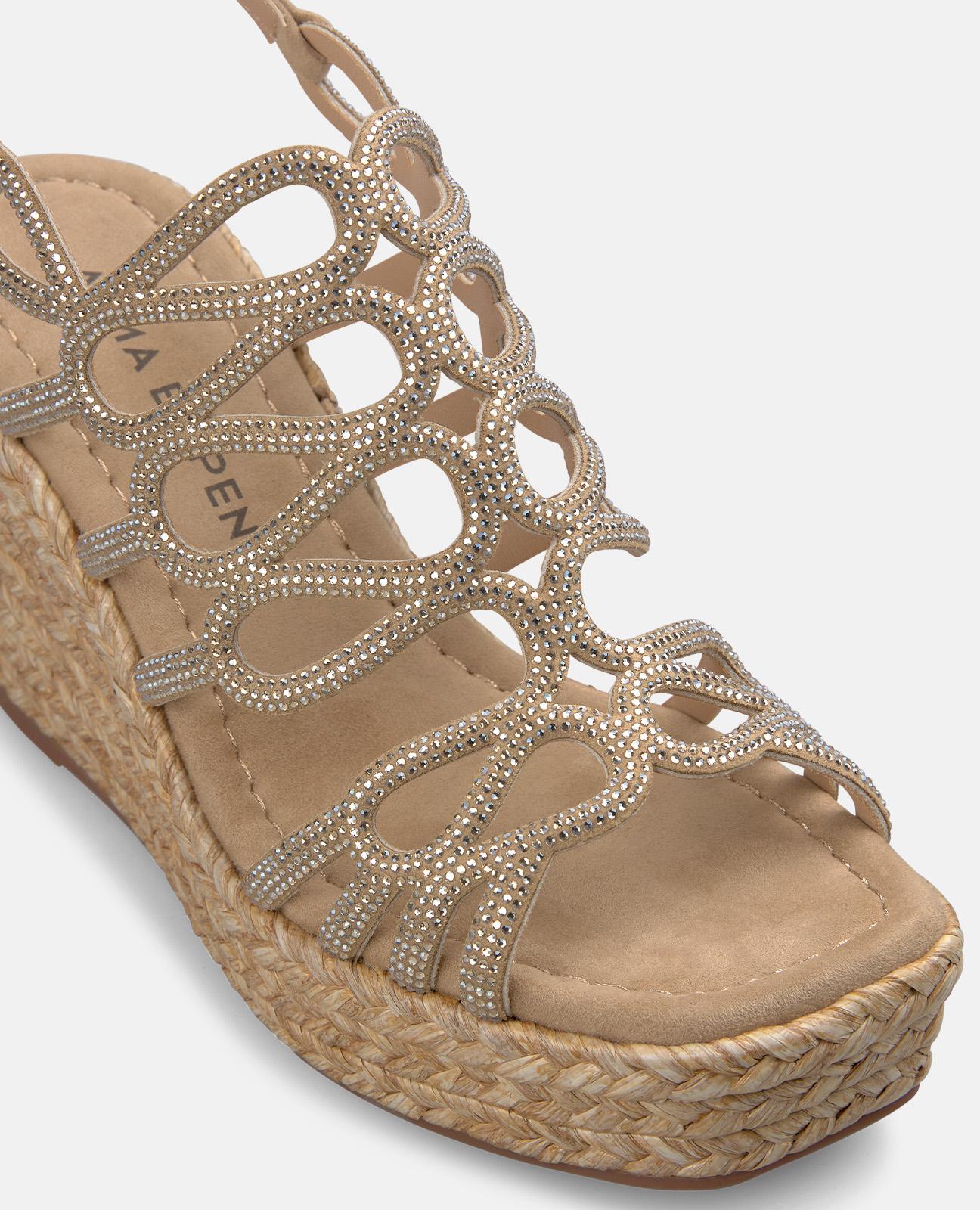 alma-en-pena-woven-detailed-wedge-sandal-bast-keilsandale-9-cm-arena image 4