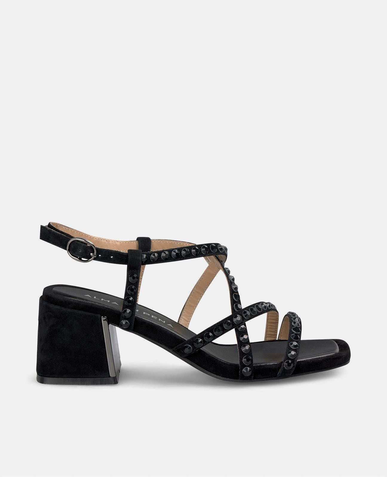 alma-en-pena-strappy-sandal-with-rhinestones-heel-riemchensandale-schwarz-6-cm-s image 1