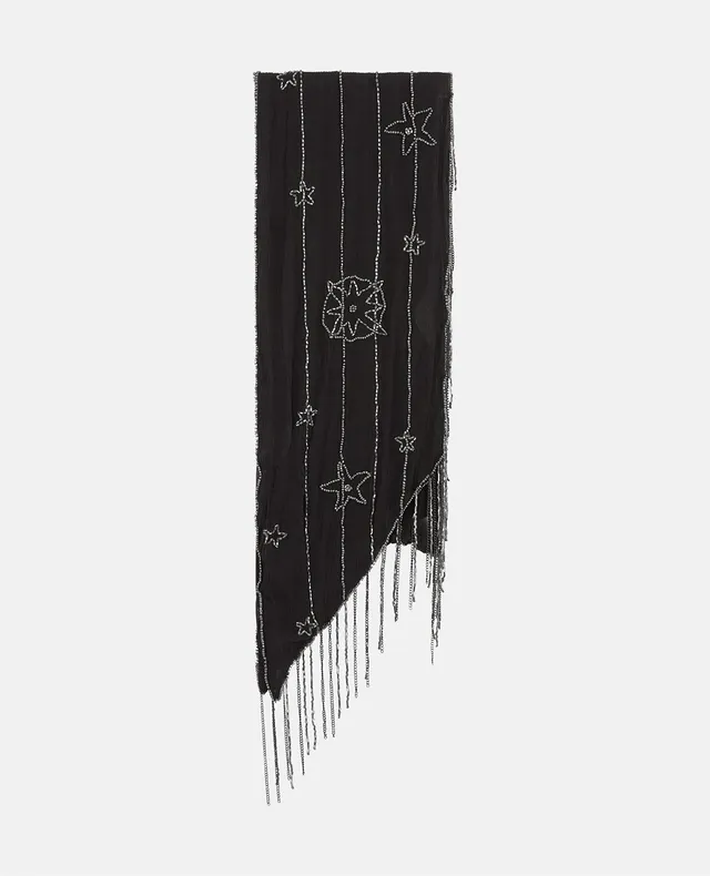 alma-en-pena-alfa-62107-chiffon-schal-tuch-schwarz-16x200-cm image 1