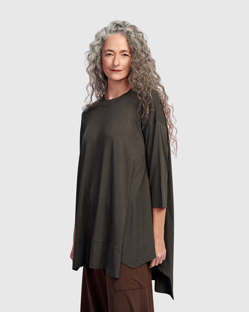 alembika-essential-oversized-trapeze-top-khaki-jersey-tunika image 3