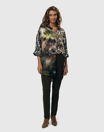 alembika-essential-slim-pants-schlanke-hose-woods image 8