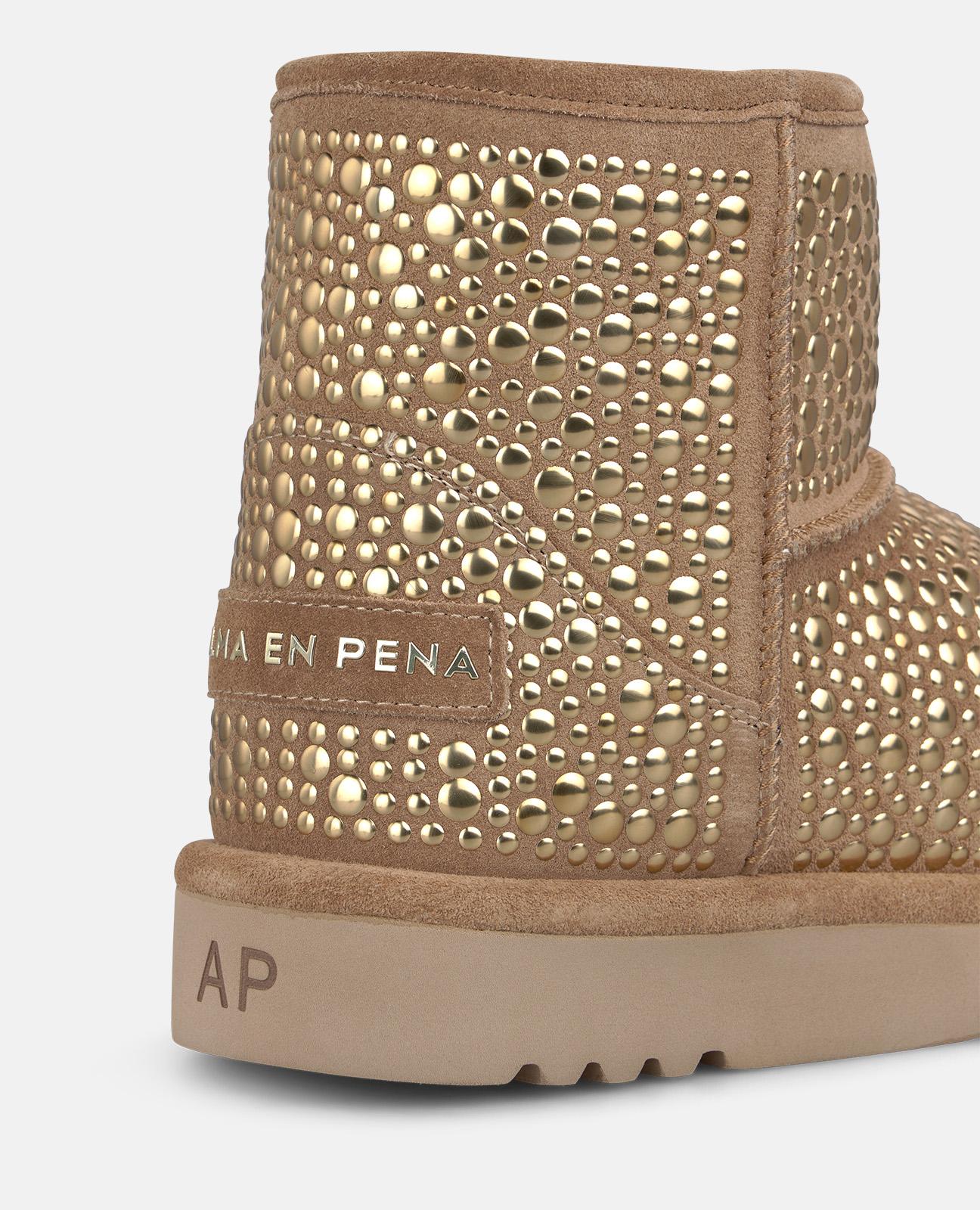 alma-en-pena-suede-apr-s-ski-boots-winterboots-vison-mit-goldnieten image 4
