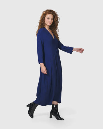 alembika-essential-cocoon-dress-royal-blue-kleid image 2