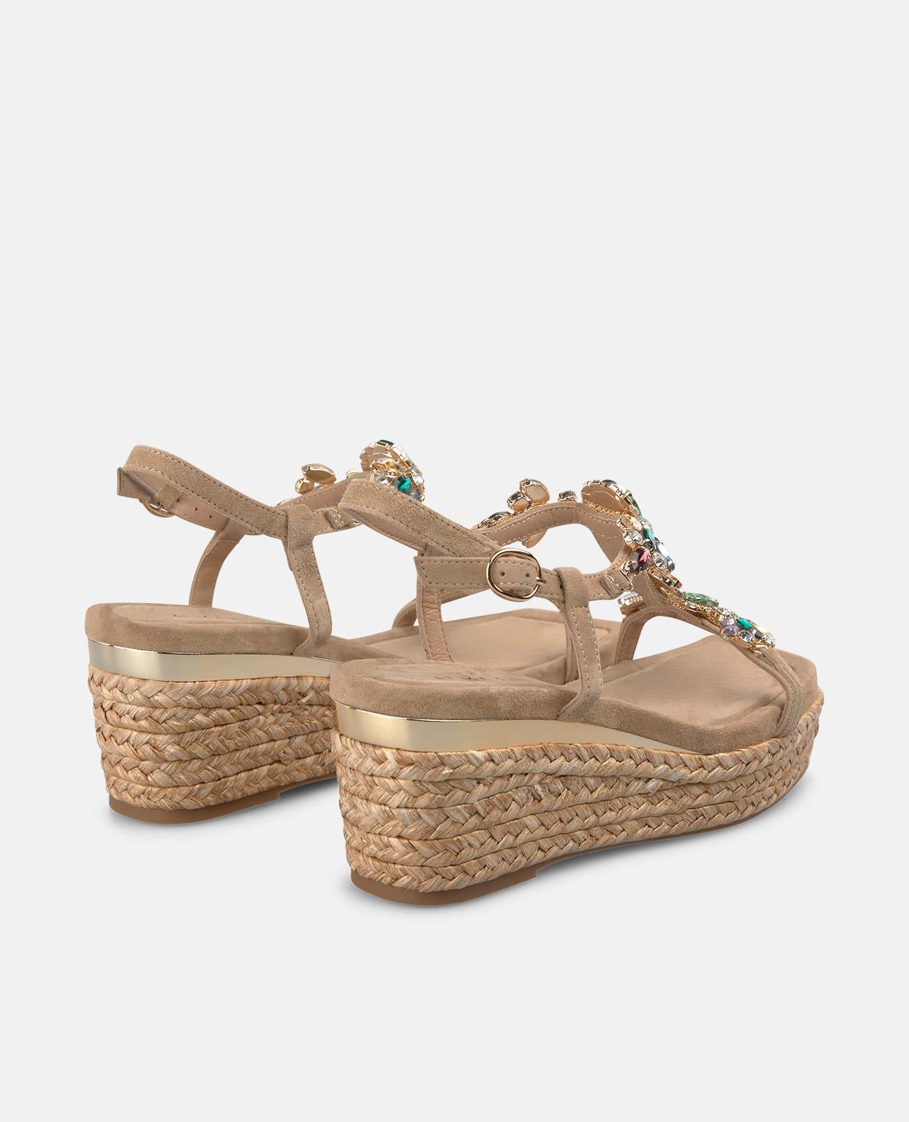 alma-en-pena-espadrille-keil-sand-gr-n-keilsandalen-7-5-cm image 3