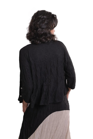 alembika-go-to-crinkle-cardigan-jacke-schwarz image 5