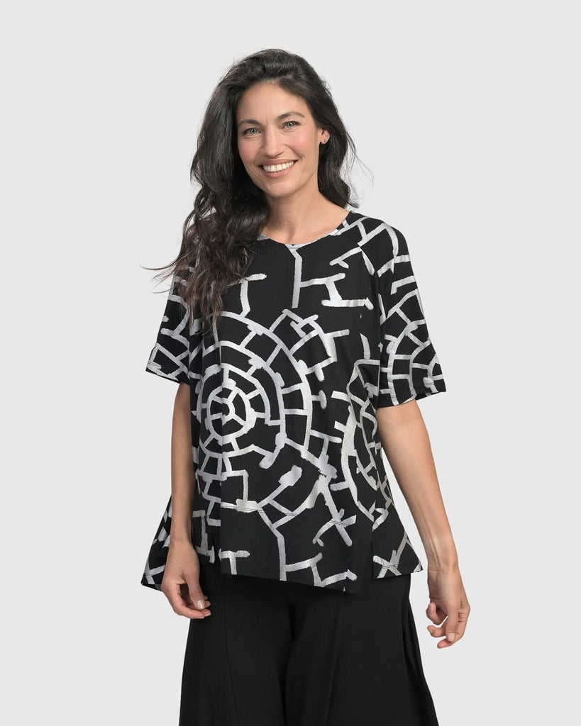 alembika-hypnotic-swing-tunika-top-silber image 1