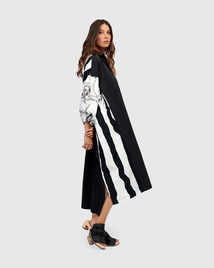 alembika-urban-aarhus-kleid-mix-midi-blusenkleid-aus-baumwolle image 1